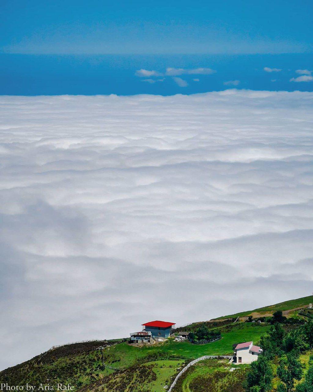 دریای ابر در ارتفاعات فیلبند مازندران