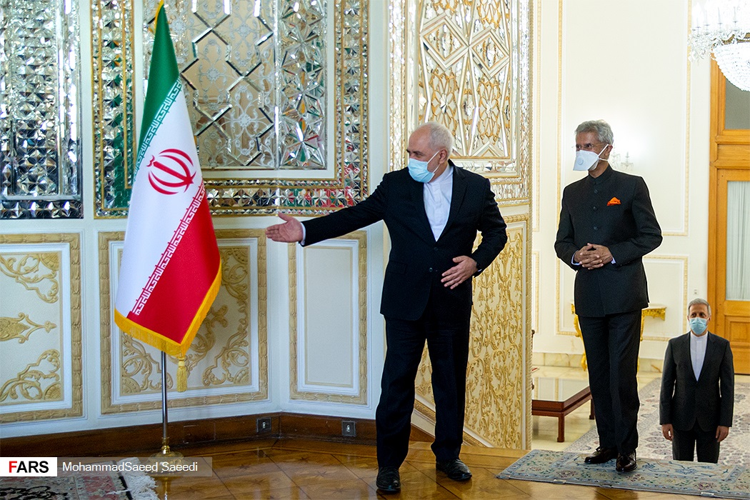 عکس/ دیدار وزرای خارجه ایران و هند