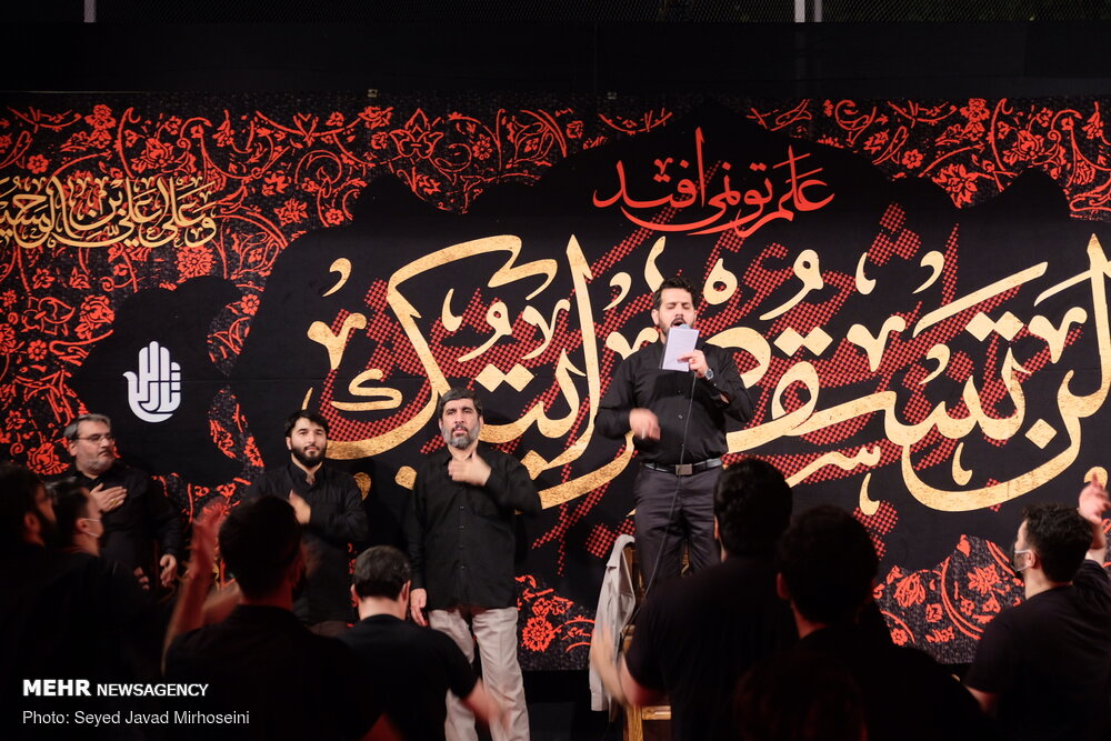 عزاداری دهه دوم محرم در هیئت ثارالله (ع) رشت