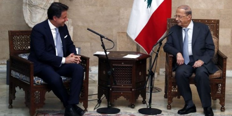 نخستوزیر ایتالیا با رئیسجمهور لبنان دیدار کرد