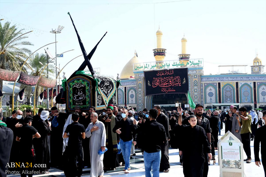 دسته عزاداری شهادت امام سجاد(ع) در کربلای معلی