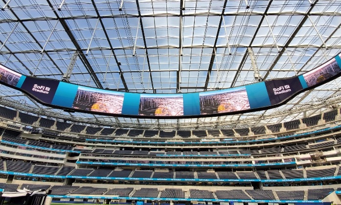 نصب بزرگترین نمایشگر LED دنیای ورزش توسط سامسونگ