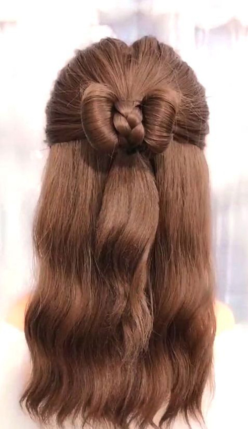 مدل مو باز دخترانه ساده، مجلسی و شیک