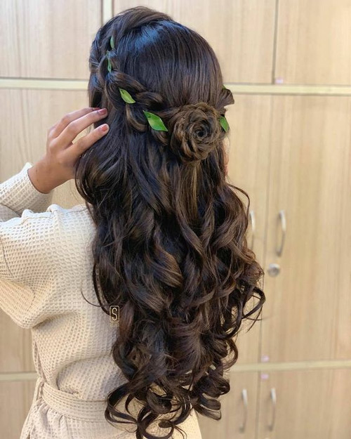 مدل مو باز دخترانه ساده، مجلسی و شیک