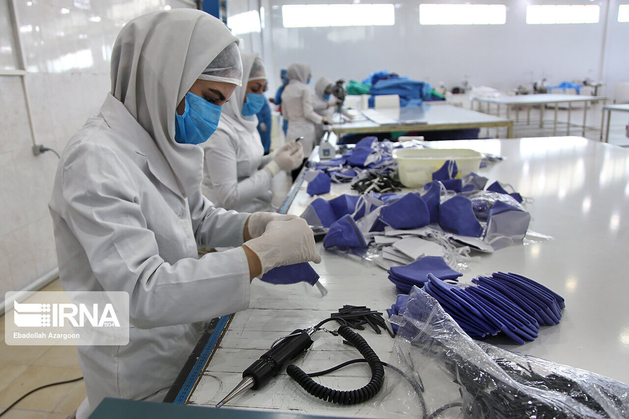 کارگاه تولید ماسک سه لایه در کهگیلویه و بویراحمد افتتاح شد