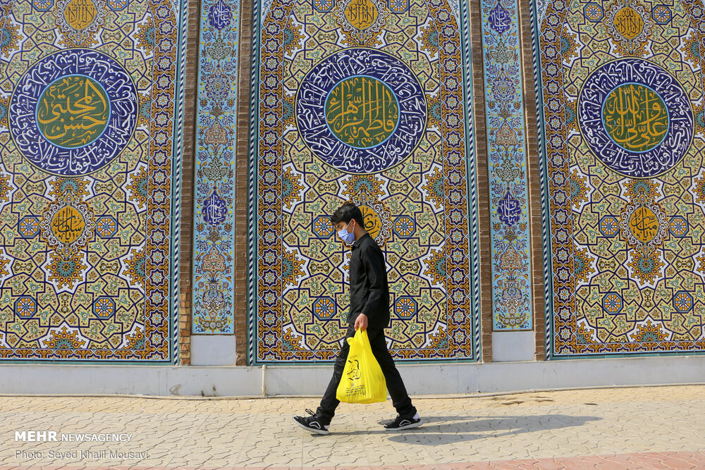 تهیه بسته معیشتی توسط بچه های مسجد الهادی اهواز