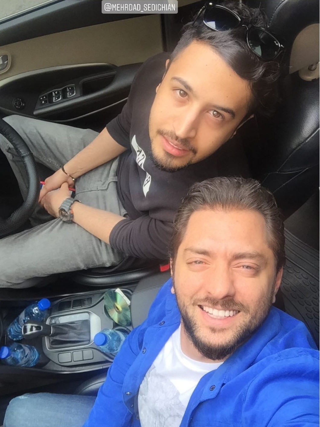 چهره ها/ سلفی شاد بهرام رادان با مهرداد صدیقیان