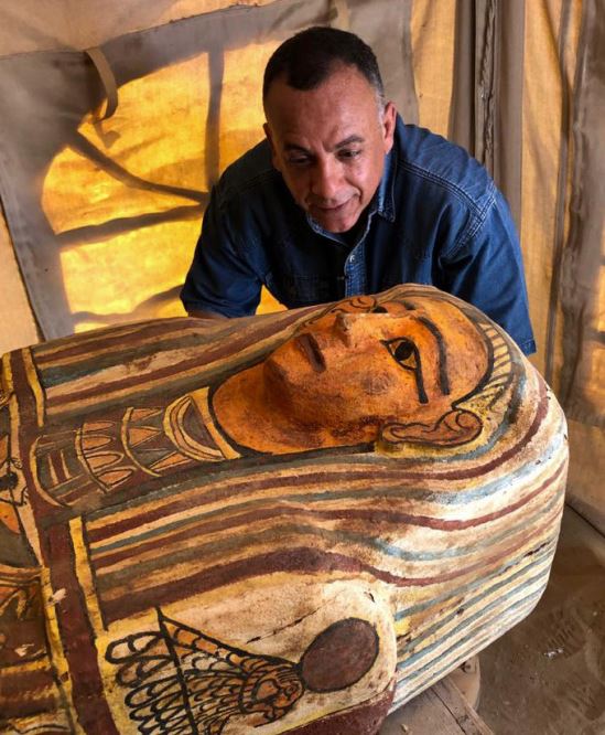 4گوشه دنیا/ کشف بزرگ ترین مجموعه تابوت های فراعنه مصر