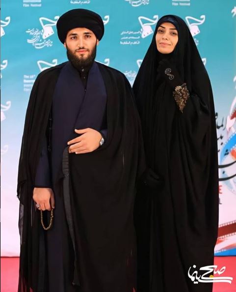 چهره ها/ اولین عکس منتشر شده از الهام چرخنده در کنار همسر روحانی اش