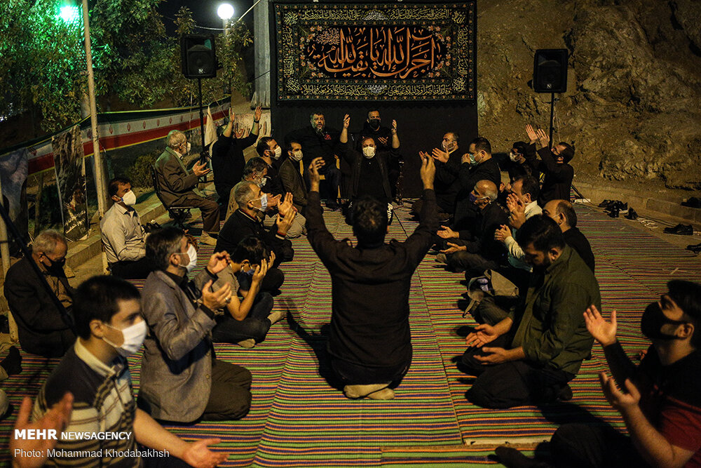 عزاداری شهادت امام حسن مجتبی(ع) در کهف الشهدای تهران