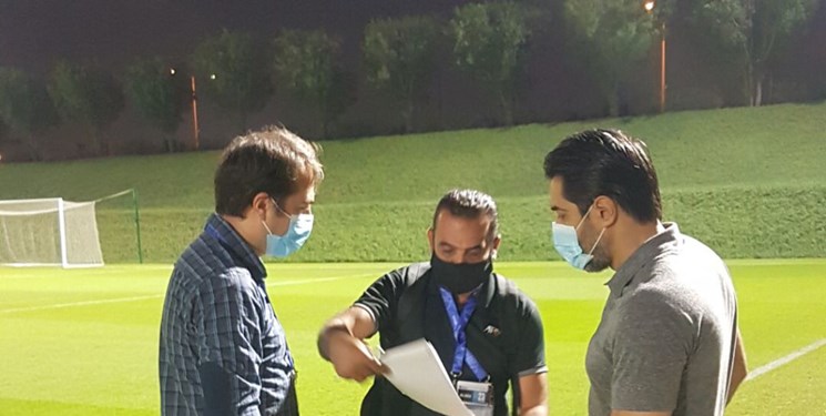 حضور ناظر لبنانی در تمرین پرسپولیس