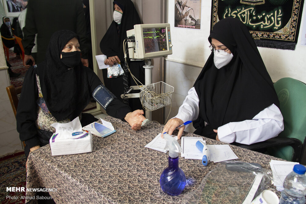خدمت رسانی پزشکان جهادی در سمنان