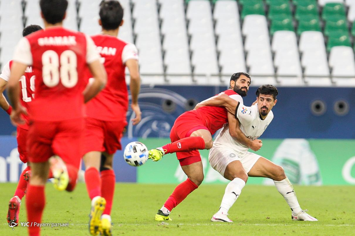 تصاویر هیجانی جنگ «پرسپولیس» و «السد» در مستطیل سبز 