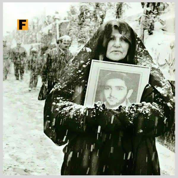 تصویر مادر شهیدی که جهانی شد