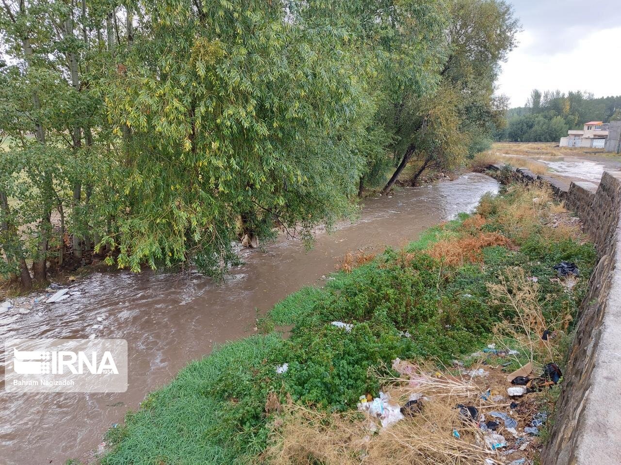 بارش باران شدید و آبگرفتگی معابر خلخال
