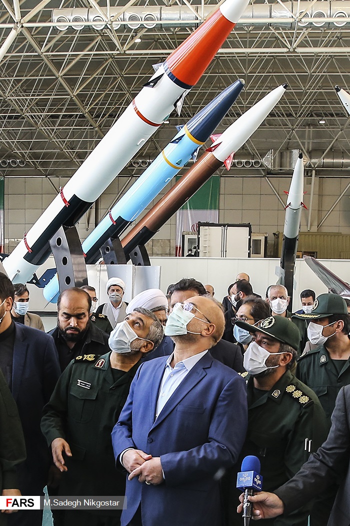 رئیس مجلس و سردار حاجی زاده در پارک ملی هوافضا