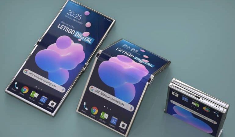 HTC سرگرم کار روی یک گوشی تاشو با ساختار منحصر به فرد است