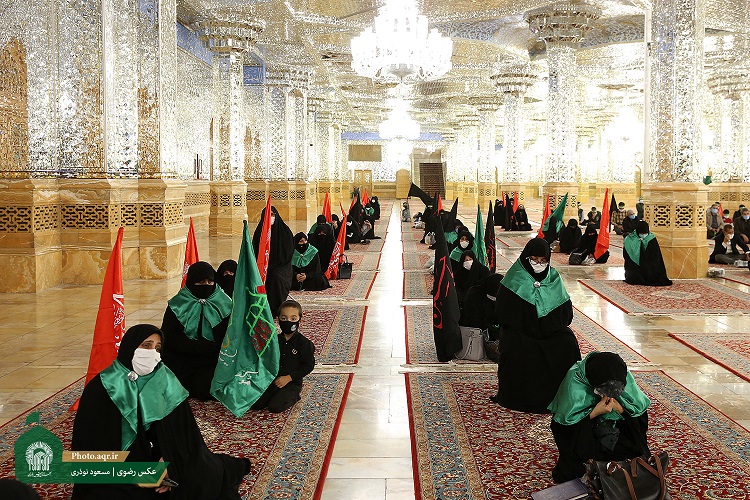 اجتماع خادمان مواکب اربعین حسینی در حرم مطهر رضوی