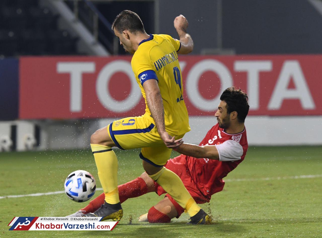 تصاویری از دیدار پرسپولیس و النصر در مرحله نیم نهایی لیگ قهرمانان