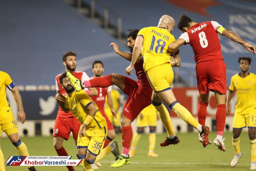 تصاویری از دیدار پرسپولیس و النصر در مرحله نیم نهایی لیگ قهرمانان
