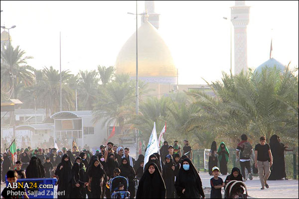 دلدادگی زائران اربعین حسینی؛ از کوفه به سوی کربلای معلی
