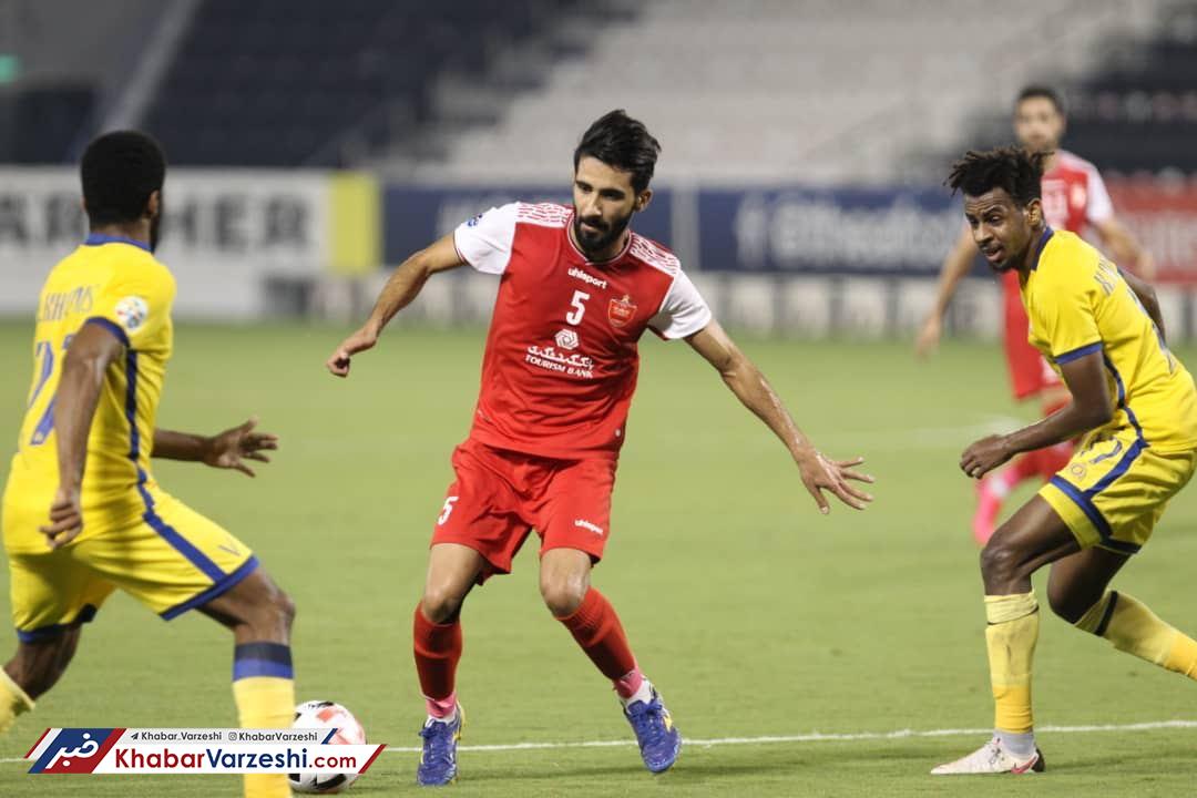 تصاویری از دیدار پرسپولیس و النصر در مرحله نیم نهایی لیگ قهرمانان