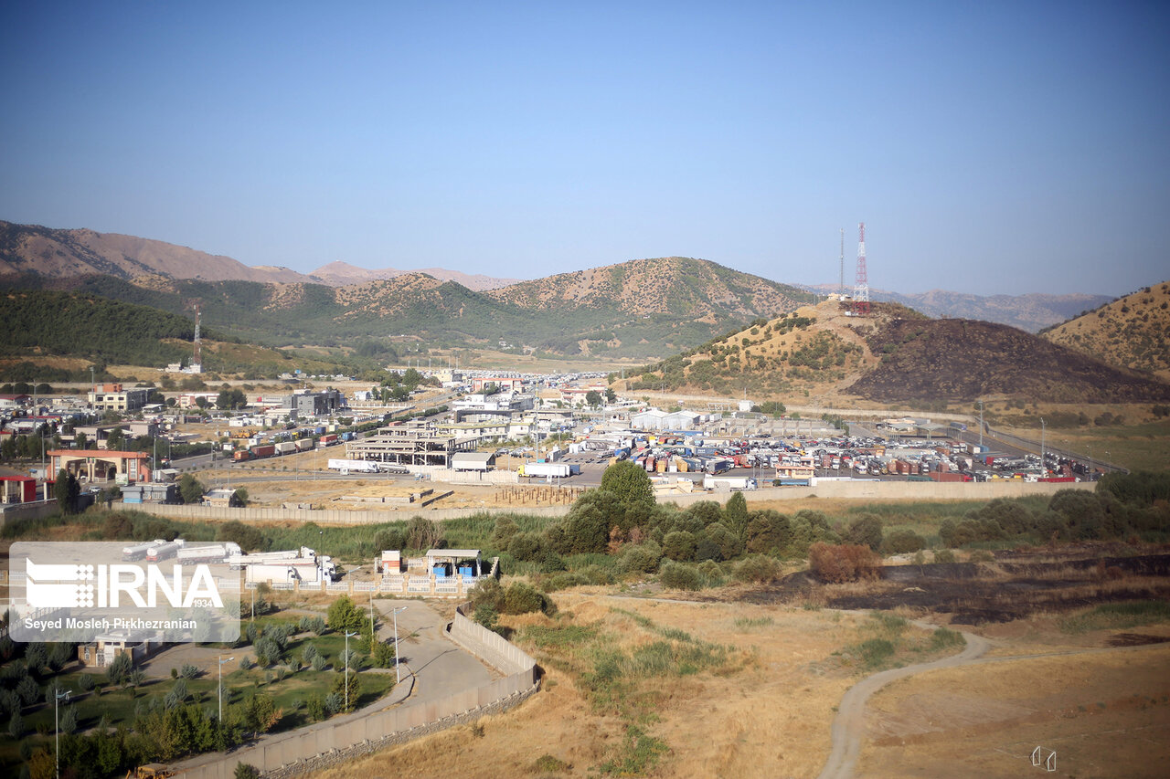 مرز رسمی باشماق مریوان در کردستان