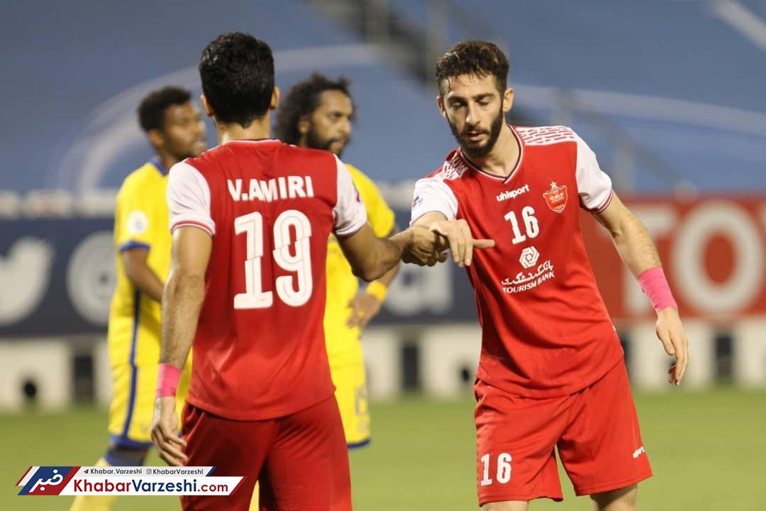 تصاویری از دیدار پرسپولیس و النصر در مرحله نیم نهایی لیگ قهرمانان