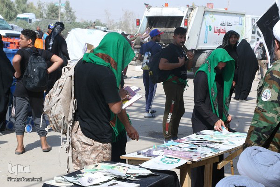 کار متفاوت موکب های «حشد الشعبی» در مسیر پیاده روی اربعین