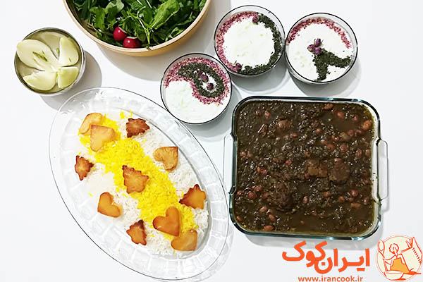 فوت و فن تهيه خورشت معروف قرمه سبزي