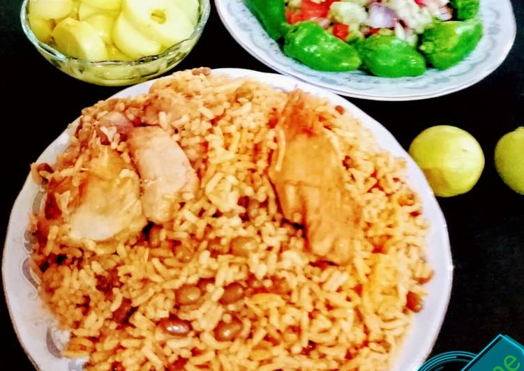 دمي ماش و مرغ با برنج جنوبي چمپا