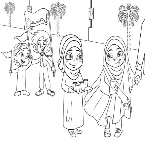 ۱۰ نقاشی اربعین برای کودکان