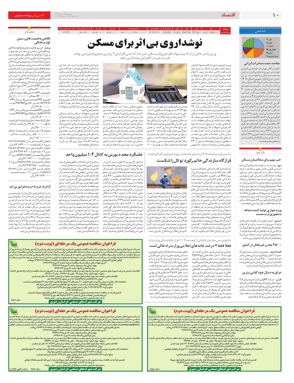 روزنامه خراسان/ نوشداروی بی اثر برای مسکن 