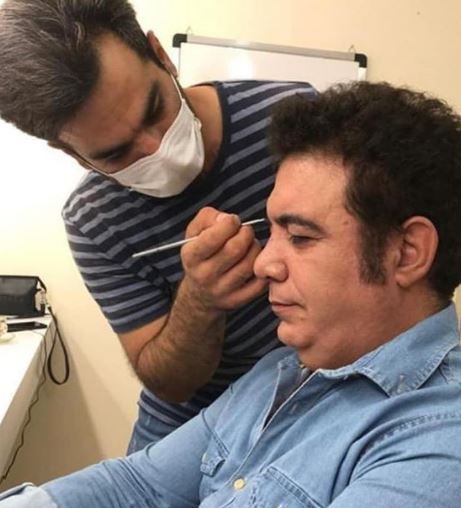چهره ها/ تست گریم کار جدید حسن شکوهی