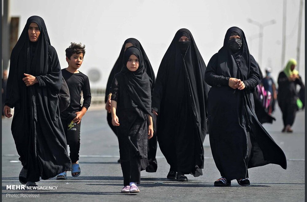 عکس/ پیاده روی اربعین از بغداد به کربلا