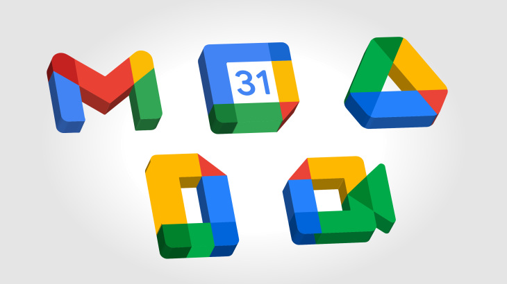 لوگو جدید Gmail و دیگر سرویس های مرتبط با آن به روز شد
