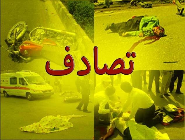 فوت و مصدومیت ۱۵ نفر در ۲ تصادف زنجیرهای در زنجان