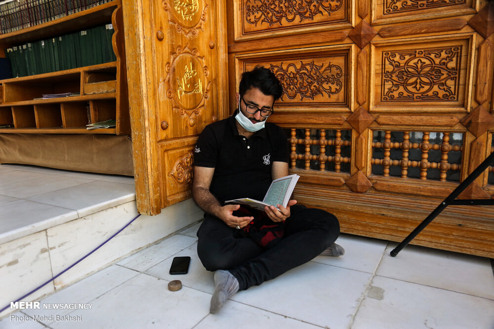 عکس/ حال و هوای حرم امام علی(ع) در آستانه اربعین
