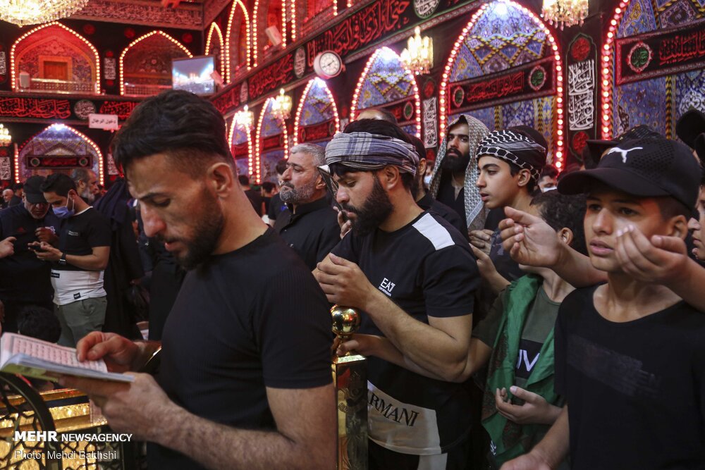 عکس/ شب اربعین در بین الحرمین