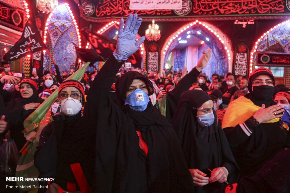 عکس/ وداع زائران اربعین با سیدالشهدا(ع) و ابوالفضل العباس(ع)