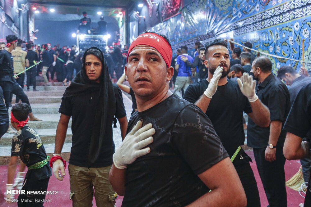 عکس/ وداع زائران اربعین با سیدالشهدا(ع) و ابوالفضل العباس(ع)