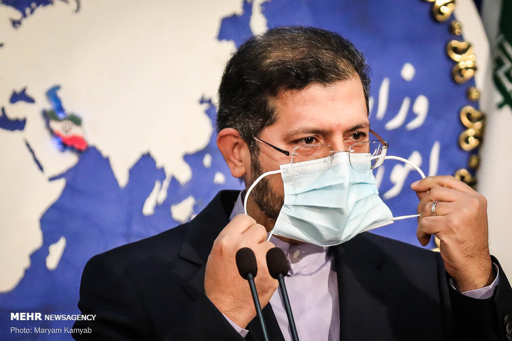 ماسک سخنگوی وزارت امور خارجه سوژه عکاسان