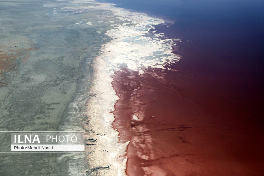 عکسهای هوایی از دریاچه ارومیه