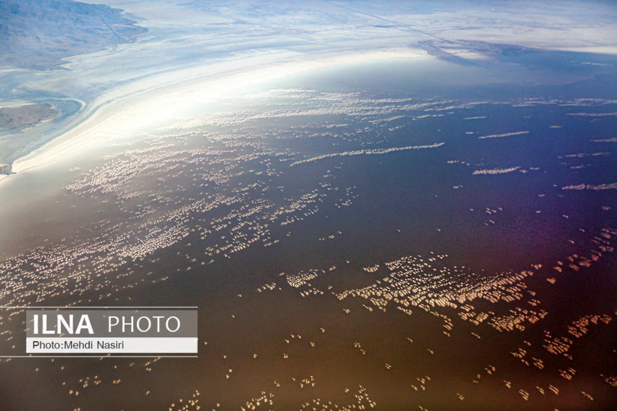 عکسهای هوایی از دریاچه ارومیه