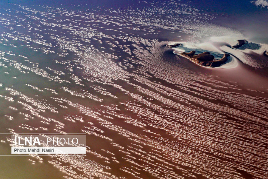 عکسهای هوایی از دریاچه ارومیه