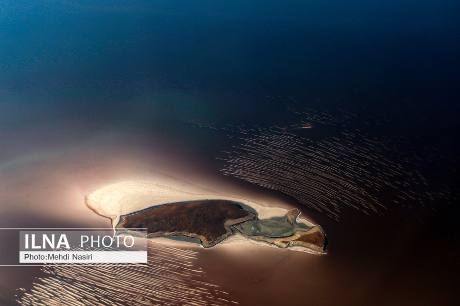 عکسهای هوایی از دریاچه ارومیه