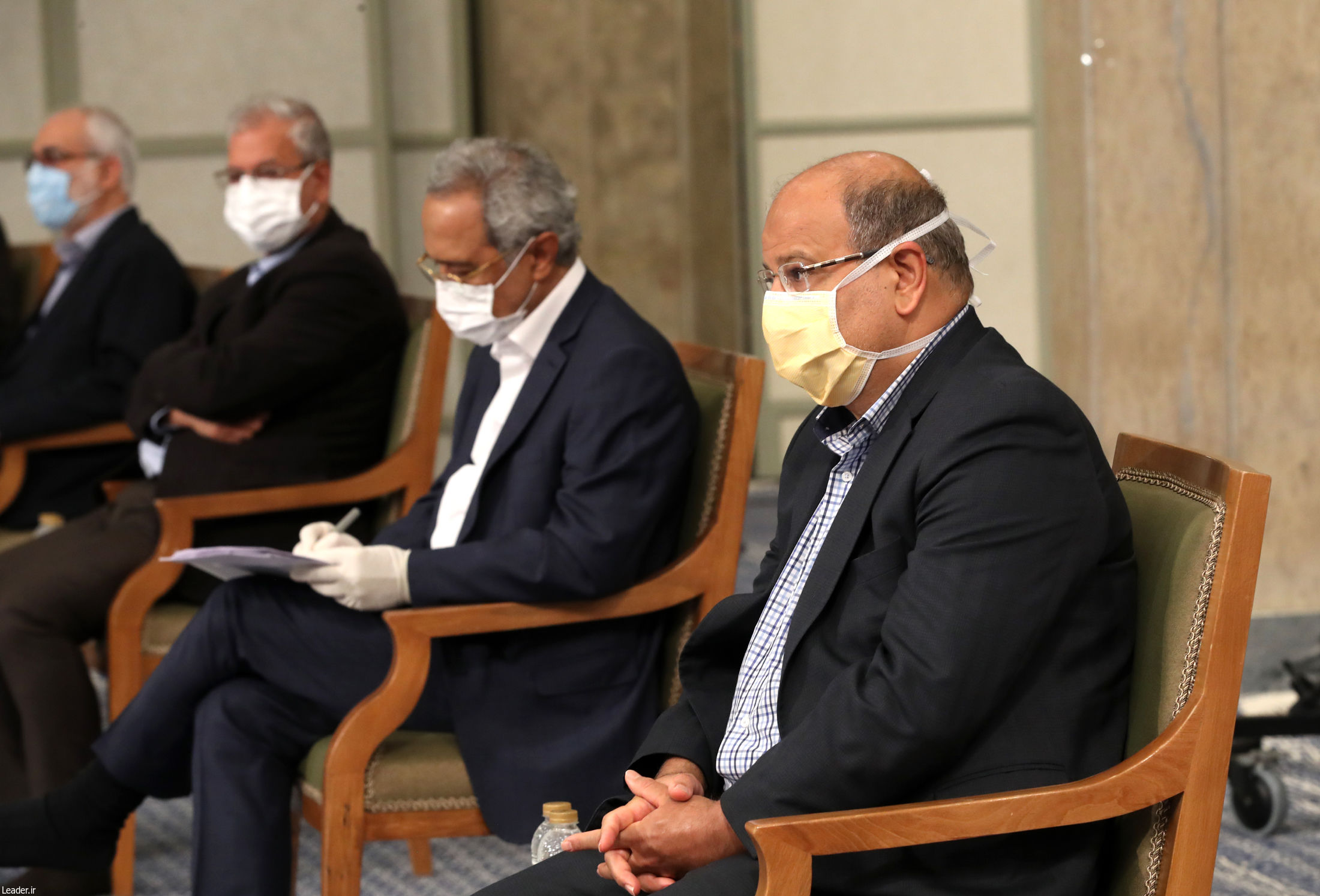 عکس/ جلسه ستاد ملی مقابله با کرونا در حضور رهبر انقلاب