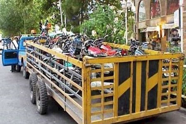 بخشودگی ۴۰ درصدی هزینه پارکینگ موتورسیکلتهای توقیفی در همدان