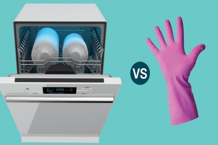 تفاوت شستن ظرف با دست و ماشین ظرفشویی