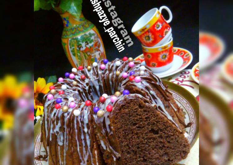 آموزش تهيه کيک شيرعسل بدون فر